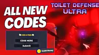 *NEW* TOILET DEFENSE ULTRA CODES! ROBLOX TOILET DEFENSE ULTRA CODES