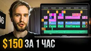 Выполняю Реальный Заказ по МОНТАЖУ ВИДЕО на Фрилансе $150 за 1 ЧАС | Reels в Premiere Pro LIVE