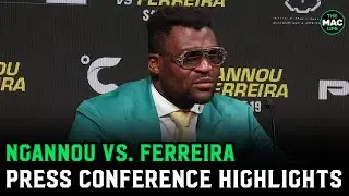 Francis Ngannou: “I never had a chance to fight for my son” | PFL Press Conference highlights