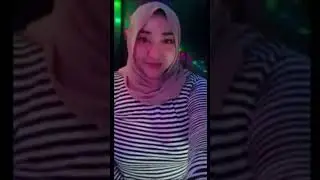 GILA!! TANTE LIVE PAMER B1G S1ZE SAMBIL PAKE HIJAB