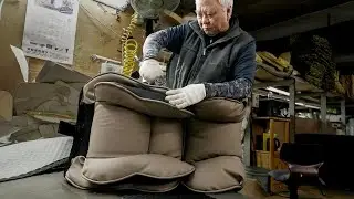 Process of making Chairman's Chair in Korea. Ain't North