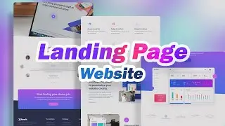 Responsive Landing page HTML CSS & JS | FREE SOURCE CODE