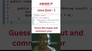 Java Quiz - 1