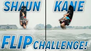 Wakeboard FLIP Challenge with Shaun Murray and Kane Ward!