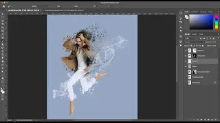 Poster gestalten in PSD, Teil1 (Dispersion&Brushes)