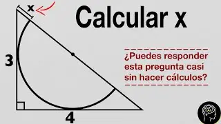 La manera de resolver este problema de geometría te sorprenderá 😱🤔😎