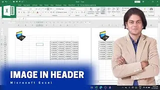 How to insert a picture into a header in Excel? #excel