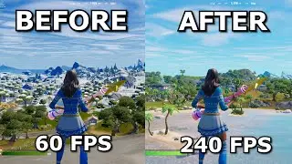 FIX FPS Drops & BOOST FPS In Fortnite - Chapter 3 Season 1!