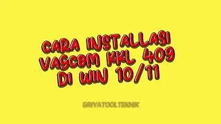 Cara Installasi Vagcom KKL di Windows 10