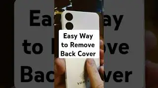 Help Remove the Back Cover from my Vortex HD55