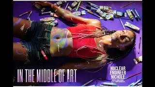 Nichole on the Floor - In the Middle of Art - Midwest Model Agency