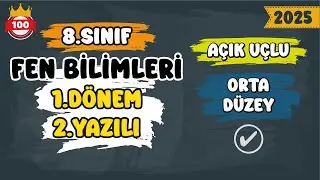 8. Sınıf Fen Bilimleri 1.Dönem 2.Yazılı 
