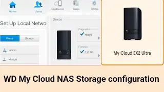 wd my cloud nas storage configuration step by step