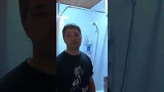 Душевая кабинка в каркасном доме 