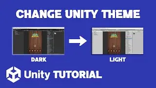 How To Change Unity Theme | How To Change Unity Dark Theme | How To Change UI Skin In Unity