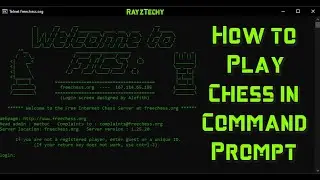 How to Play Chess Using Command Prompt | Telnet