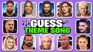 Only True WWE Fans Can Guess These Superstars by Their Theme Songs 🎶✅🔊