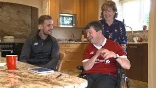 Jordan Henderson suprises a lifelong LFC fan | Pure Liverpool FC