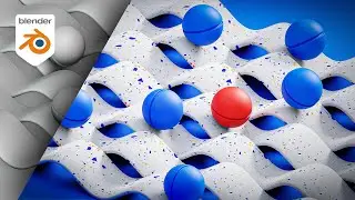 Modern Kinetic Animated Loop in Blender (Blender Tutorial)