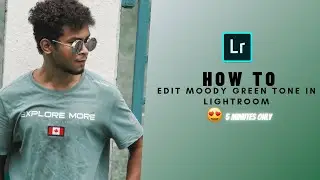 How to edit Moody green tone in Lightroom