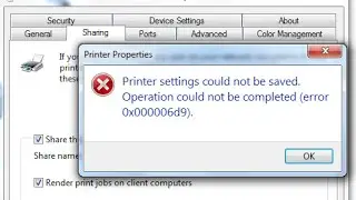 How to Fix Printer Sharing Error 