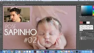 NEWBORN:  POSE DO SAPINHO PERFEITA PARTE 2  (FUSÃO DE IMAGENS NO PHOTOSHOP)