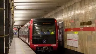 Метро Санкт-Петербурга: От станции Площадь Мужества до Гражданского Проспекта 81-722.1(ОЭВРЗ) 