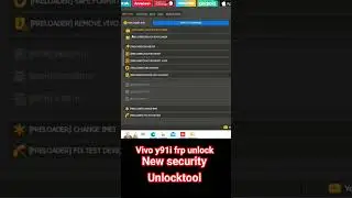 Vivo y91i frp unlock Unlocktool preloader port 2024 #vivo1820frp