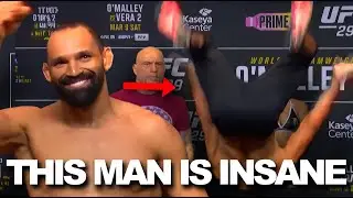 Michel Pereira Crazy Backflip at Weigh-ins | UFC 299