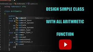 How to Create a Simple Class with All Arithmetic Functions and MAIN Function | Code Leo
