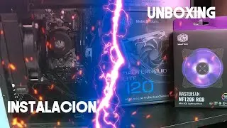 UNBOXING MasterLiquid Lite 120 e  INSTALACION