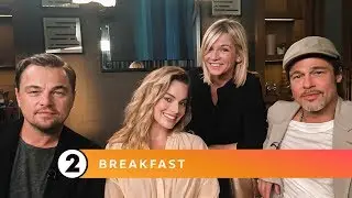 Brad Pitt, Leo DiCaprio and Margot Robbie on Radio 2 Breakfast