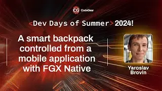 A smart backpack controlled from a mobile application with FGX Native - Yaroslav Brovin | Dev Days