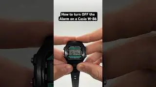 How to turn OFF the Alarm on a Casio W-86