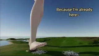 MMD Giantess Rin Bumps Into Gumi - Part 17