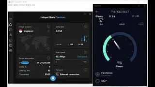 【Hotspot Shield VPN】Review Singapore Speed Test ☑️️️️