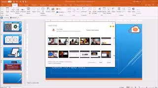 How to insert an online video in Microsoft PowerPoint 2016?