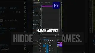 How To Find Missing/Hidden Keyframes in Premiere Pro #timesaver #premiereprotips