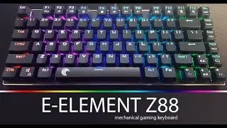 E-ELEMENT Z-88 RGB GAMING KEYBOARD UNBOXING!!! BEST BUDGET KEYBOARD?!?!?!?!?