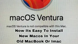 how to install new macos on old mac 2024 | How to Install macOS Sonoma onUnsupported Mac