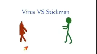 Who Will Win? Stickman vs Virus in Epic Cartoon Animation Battle!