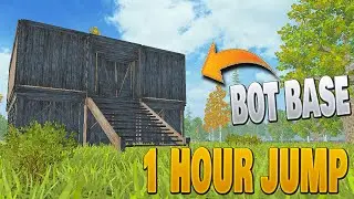 LIVING ON A BOT BASE SOLO JOURNEY 1 HOUR FULL GAMEPLAY START TO BADGE DROP LAST ISLAND OF SURVIVAL