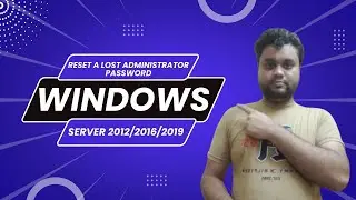 How to reset a lost administrator password in Windows Server 2012,2016 and 2019 #youtube