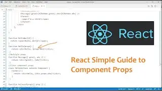 ReactJS Simple Guide to Component Props