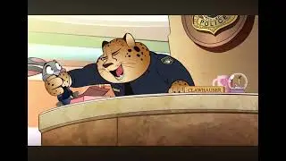 Clawhauser eats Judy Vore