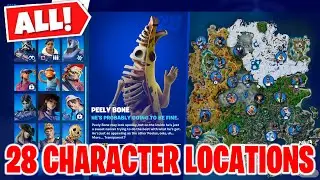 All 28 Character Locations in Fortnite Chapter 4 Season 4 (Full Guide) 