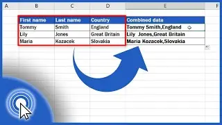 How to Combine Cells in Excel