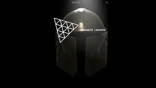 Mandalorian helmet in ThreeJS