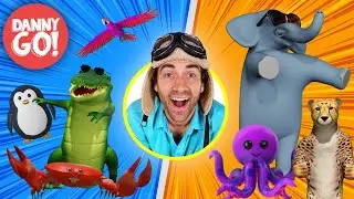 The Animal Dance Game! 🐙🐊🐒 Would You Rather Brain Break | Danny Go! Songs for Kids