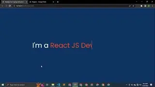 Auto Text Typing Animation using 